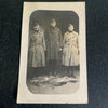 WWI Unknown Country Military RPPC 3 Men Fur Pelt Postcard