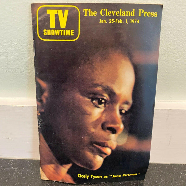 TV Showtime January 25 - February 1 1974 magazine Cicely Tyson