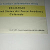 1967 Air Force Academy Brochure Vintage USAF United States Colorado