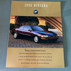 Buick Riviera 1996 Car Sales Brochure