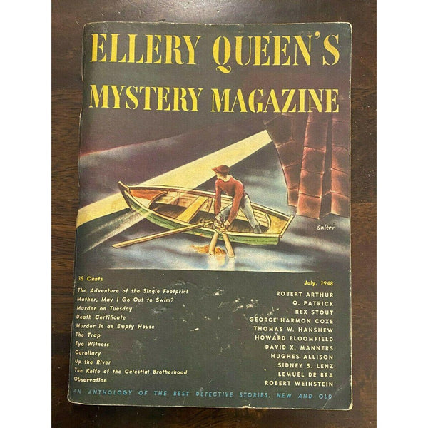 Ellery Queens Mystery Magazine July 1948 Vol 12 #56 Rex Stout George Harmon Coxe