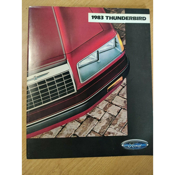 Ford Thunderbird 1983 Brochure Turbo Coupe Car Vintage