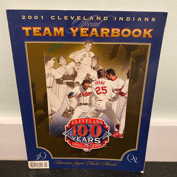 Cleveland Indians 2001 Official Team Yearbook