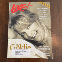 Live magazine October 1996 Goldie Hawn