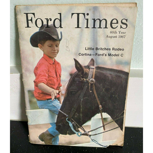 Ford Times August 1967 Cortina Model C Little Britches Rodeo