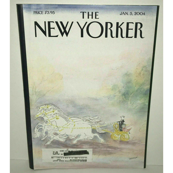 New Yorker January 5 2004 magazine J.J. Sempe Cover Illustration