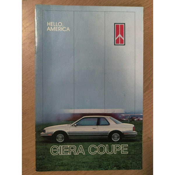 Oldsmobile Cutlass Ciera Coupe 1986 Brochure 16pg