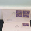 Baseball Centennial FDC Lot of 2 1939 Cooperstown Postal Covers Stamps Scott 855