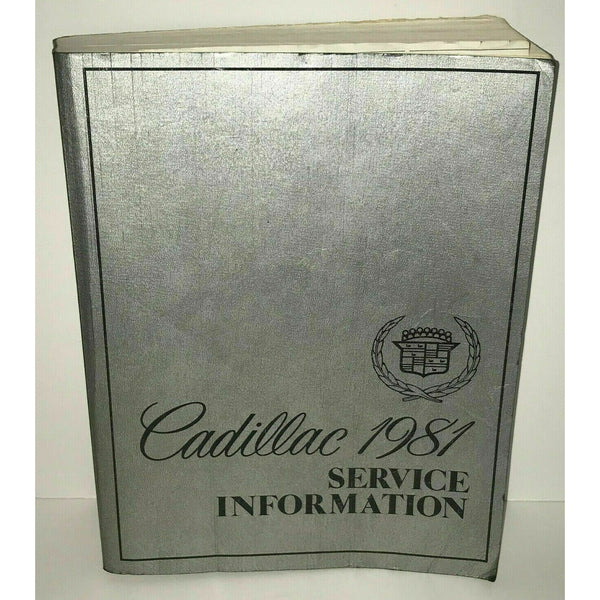 1981 Cadillac Service Information Manual #S-1808 Car Repair