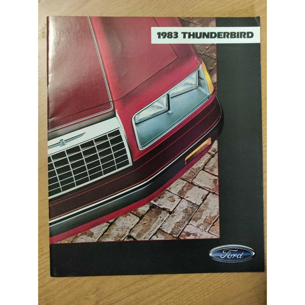 Ford Thunderbird 1983 Brochure Turbo Coupe Vintage Car