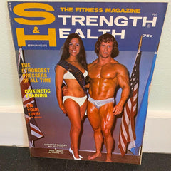 Strength & Health February 1973 vintage magazine bodybuilding beefcake