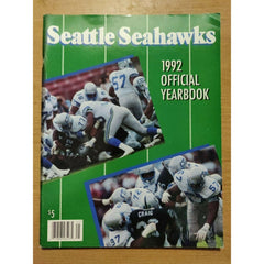 Seattle Seahawks 1992 Official Yearbook NFL Football Magazine