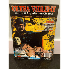 Ultra Violent #3 magazine 2001 Coffin Joe horror movies George Romero