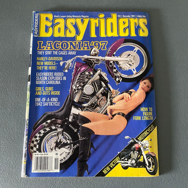 Easyriders November 1997 magazine Laconia 1942 Safticycle